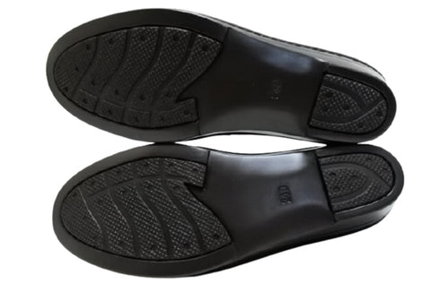 【インコルジェ3261 ダークブラウン】ジグザグストラップパンプス