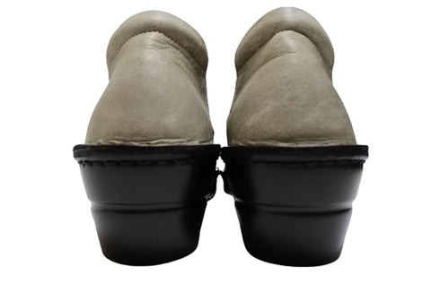 【インコルジェ 3262 ライトグレー】サイドオープンリボンパンプス