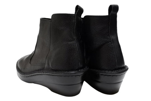 【インコルジェ3269 ブラック】スマートショートブーツ