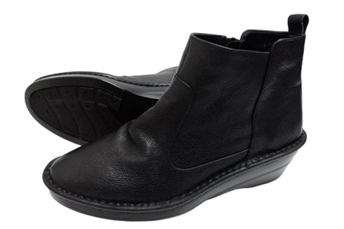 【インコルジェ3269 ブラック】スマートショートブーツ