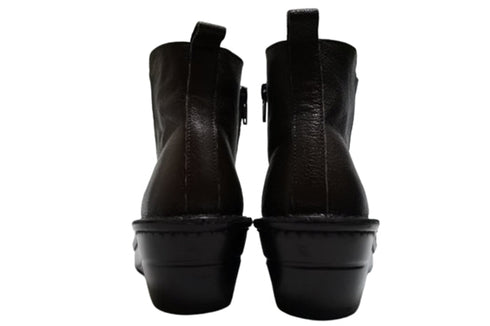 【インコルジェ3269 ダークブラウン】スマートショートブーツ