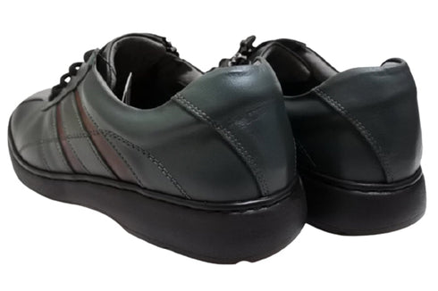 【HONTONIRAKUDA 330 ネイビー】ファスナー付きカジュアルウォーキングシューズ