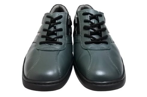 【HONTONIRAKUDA 330 ネイビー】ファスナー付きカジュアルウォーキングシューズ