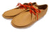 【arui_toe 3590 ベージュ】本革コンフォートモカシン靴紐シューズ