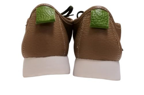 【arui_toe 3590 ブラウン】本革コンフォートモカシン靴紐シューズ