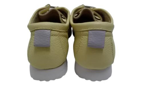 【arui_toe 3590 カナリア】本革コンフォートモカシン靴紐シューズ