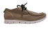 【arui_toe 3590 ダークベージュ】本革コンフォートモカシン靴紐シューズ