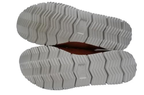 【arui_toe 3590 オレンジ】本革コンフォートモカシン靴紐シューズ