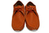【arui_toe 3590 オレンジ】本革コンフォートモカシン靴紐シューズ