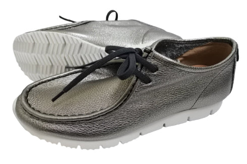 【arui_toe 3590 チタン】本革コンフォートモカシン靴紐シューズ