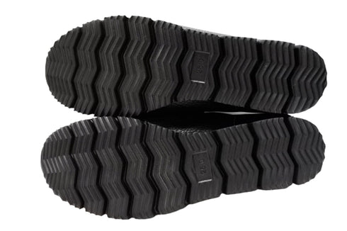 【arui_toe 3590BL ブラック】本革コンフォートモカシン靴紐シューズ