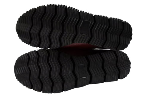 【arui_toe 3590BL ワイン】本革コンフォートモカシン靴紐シューズ