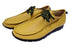 【arui_toe 3590BL イエロー】本革コンフォートモカシン靴紐シューズ