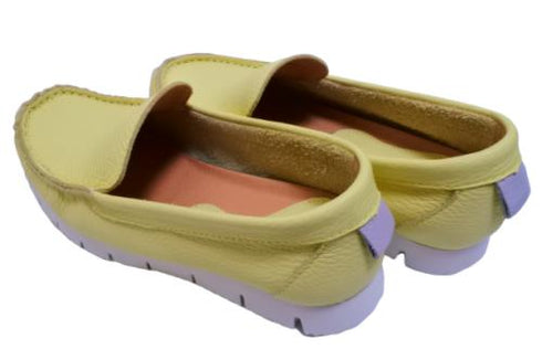 【arui_toe 3950 カナリア】本革コンフォートスリッポン