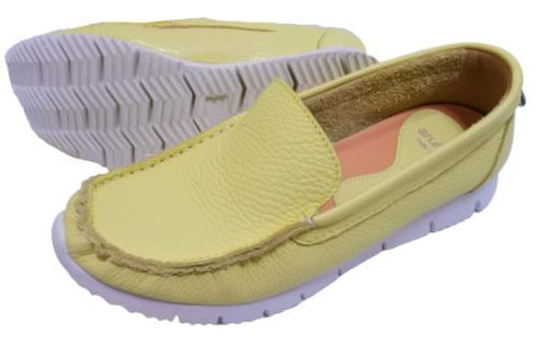 【arui_toe 3950 カナリア】本革コンフォートスリッポン