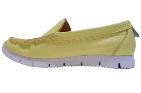 【arui_toe 3950 カナリア】本革コンフォートスリッポン