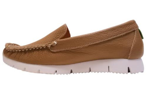 【arui_toe 3950 グレージュ】本革コンフォートスリッポン