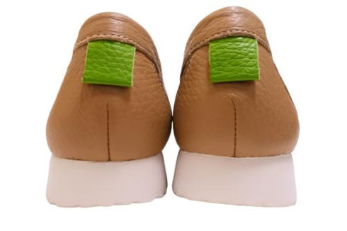 【arui_toe 3950 グレージュ】本革コンフォートスリッポン