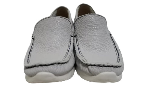 【arui_toe 3950 アイスグレー】本革コンフォートスリッポン