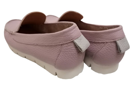 【arui_toe 3950 ラベンダー】本革コンフォートスリッポン