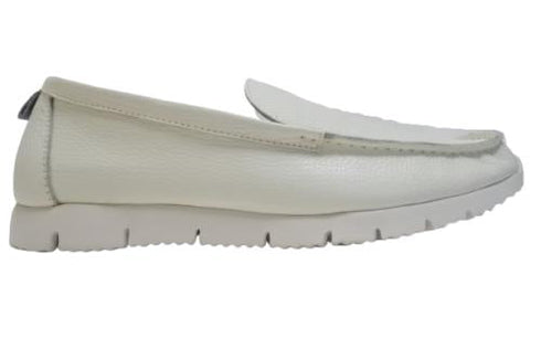 【arui_toe 3950 オフホワイト】本革コンフォートスリッポン