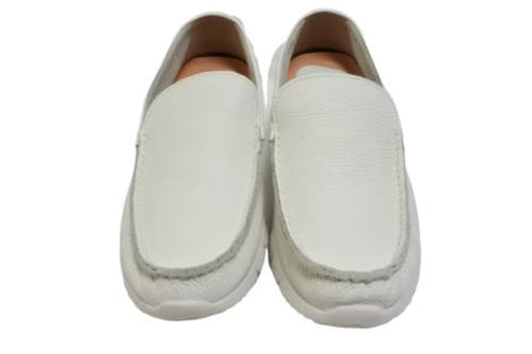 【arui_toe 3950 オフホワイト】本革コンフォートスリッポン