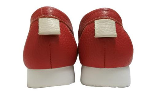 【arui_toe 3950 レッド】本革コンフォートスリッポン