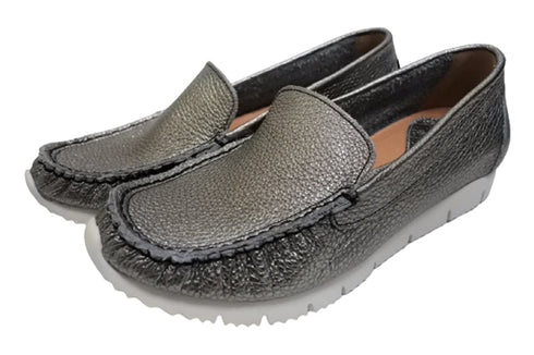 【arui_toe 3950 チタン】本革コンフォートスリッポン