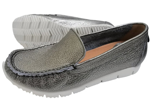 【arui_toe 3950 チタン】本革コンフォートスリッポン