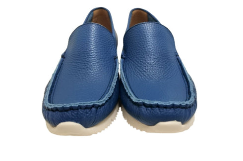 【arui_toe 3950 ターコイズ】本革コンフォートスリッポン