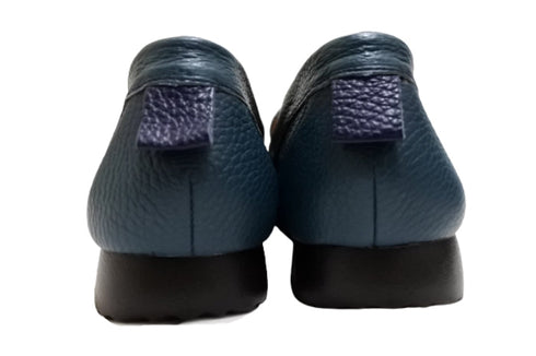 【arui_toe 3950BL ブルー】本革コンフォートスリッポン