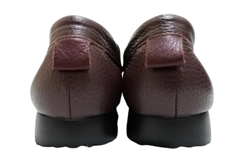 【arui_toe 3950BL ブルーレッド】本革コンフォートスリッポン