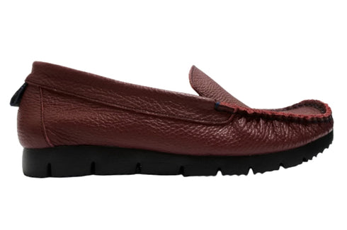 【arui_toe 3950BL ワイン】本革コンフォートスリッポン