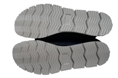 【arui_toe 39512 ネイビー】本革コンフォートローファー