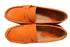 【arui_toe 39512 オレンジ】本革コンフォートローファー