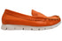 【arui_toe 39512 オレンジ】本革コンフォートローファー