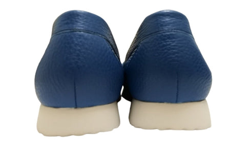 【arui_toe 39512 ターコイズ】本革コンフォートローファー