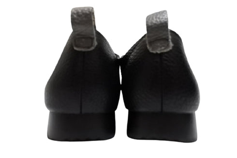 【arui_toe 3955BL ブラック】本革コンフォートモカシンデッキシューズ