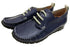 【arui_toe 3955BL ネイビー】本革コンフォートモカシンデッキシューズ