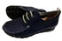 【arui_toe 3955BL ネイビー】本革コンフォートモカシンデッキシューズ