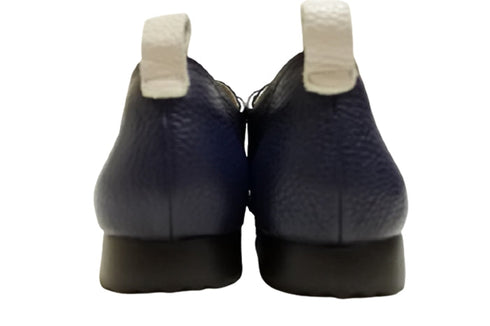 【arui_toe 3955BL ネイビー】本革コンフォートモカシンデッキシューズ