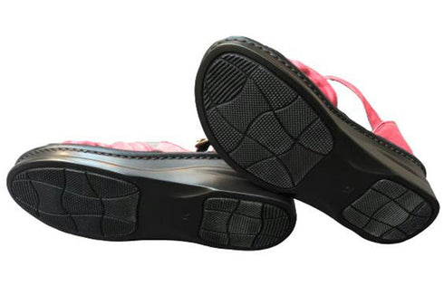 【インコルジェ 4038 ローズ】ふんわりギャザーサンダル