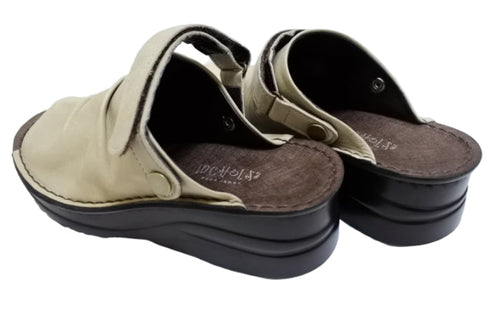 【インコルジェ4039 グレージュ】オープントゥくしゅくしゅ2WAYサボ風サンダル