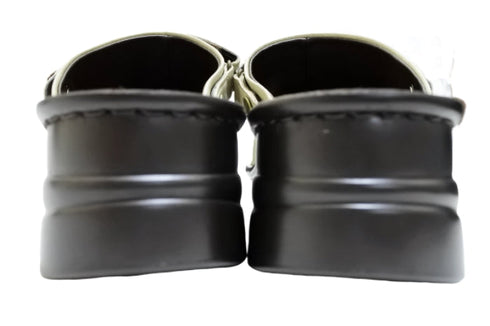 【インコルジェ4039 グレージュ】オープントゥくしゅくしゅ2WAYサボ風サンダル