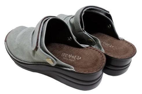 【インコルジェ4039 ライトブルー】オープントゥくしゅくしゅ2WAYサボ風サンダル