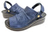 【インコルジェ4039 ネイビー】オープントゥくしゅくしゅ2WAYサボ風サンダル