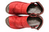 【インコルジェ4039 レッド】オープントゥくしゅくしゅ2WAYサボ風サンダル