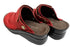 【インコルジェ4039 レッド】オープントゥくしゅくしゅ2WAYサボ風サンダル