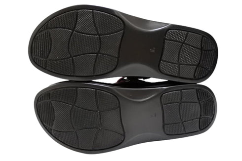 【インコルジェ4039 ワイン】オープントゥくしゅくしゅ2WAYサボ風サンダル