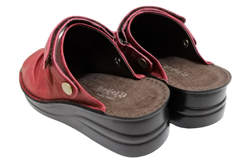 【インコルジェ4039 ワイン】オープントゥくしゅくしゅ2WAYサボ風サンダル